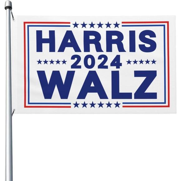 Collectible Kamala Harris 2024 Walz Campaign Flag 3x5 Ft Politics w/ Grommets - Picture 5 of 8